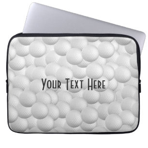 Golf Balls - individuelle Laptop-Ärmel Laptopschutzhülle