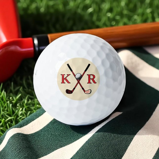 Golf Balls mit seinen Initialen Golfball (Von Creator hochgeladen)