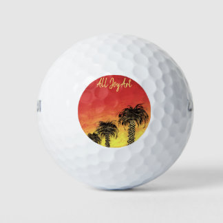 Golf Balls - "Wüstenfest" von All Joy Art Golfball