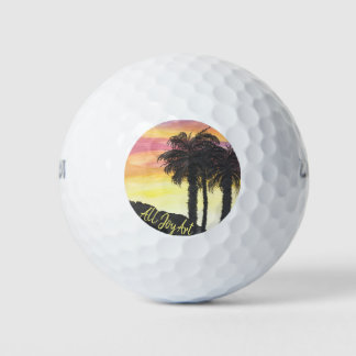 Golf Balls - "Wüstentraum" von All Joy Art Golfball