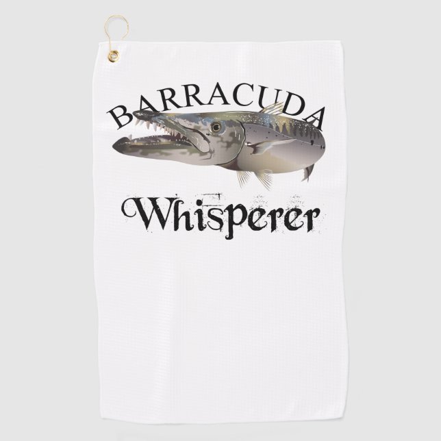 Golf Barracuda Whisperer Lumineuse serviette de pêche c (Devant)