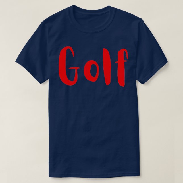 Golf Baseball Cap Golf Golfer 2 T-Shirt (Design vorne)