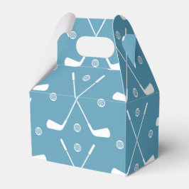 Golf Bat und Blue Background Geschenkschachtel