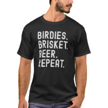 Golf BBQ Birdies Brisket Bier Lustiges Golf-Gesche