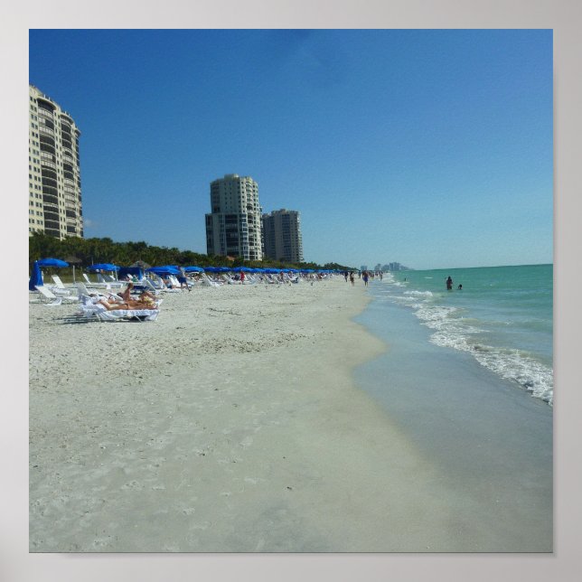 Golf Beach Neapel, Florida Poster (Vorne)