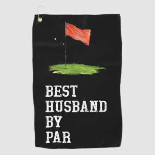 Golf Best Husband by Par Golf Handtuch - Funny Gif