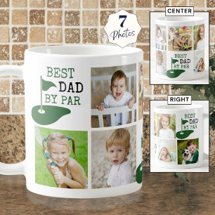 Golf BEST VATER BY PAR 7 Fotomaterial Kaffeetasse