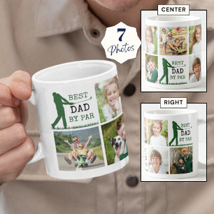 Golf BEST VATER BY PAR 7 Fotomaterial Kaffeetasse