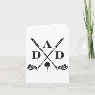 Golf Best Vater Par Daddy Golfer Vatertag Golf Karte