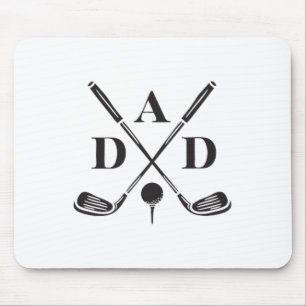 Golf Best Vater Par Daddy Golfer Vatertag Golf Mousepad