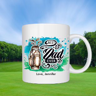 Golf Best Vater Vatertag Personalisiert Kaffeetasse