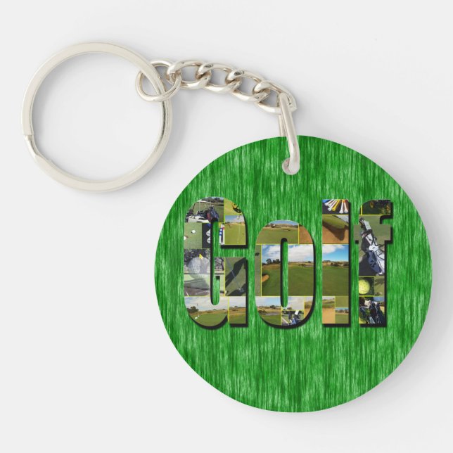 Golf Bild Logo, Schlüsselanhänger (Vorderseite)