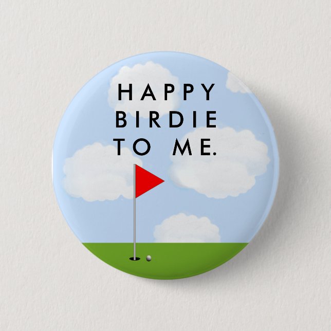 Golf Birdie Button (Vorderseite)