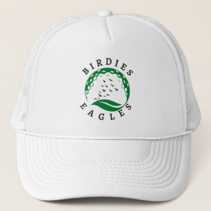 Golf Birdies Eagles   Golfspieler   Golfer Truckerkappe