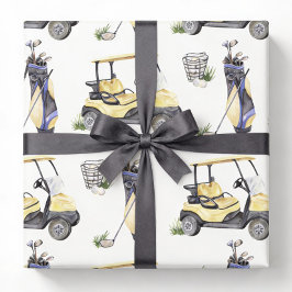 Golf Birthday Party Geschenkpapier