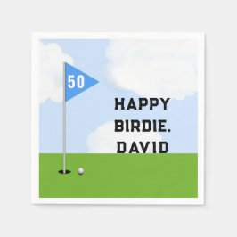 Golf Birthday Party Serviette