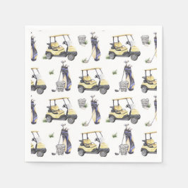 Golf Birthday Party Serviette