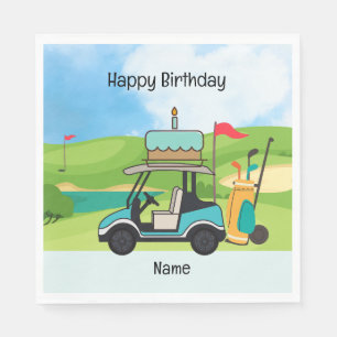 Golf Birthday Thema für Kinder-Golfer-Party Serviette