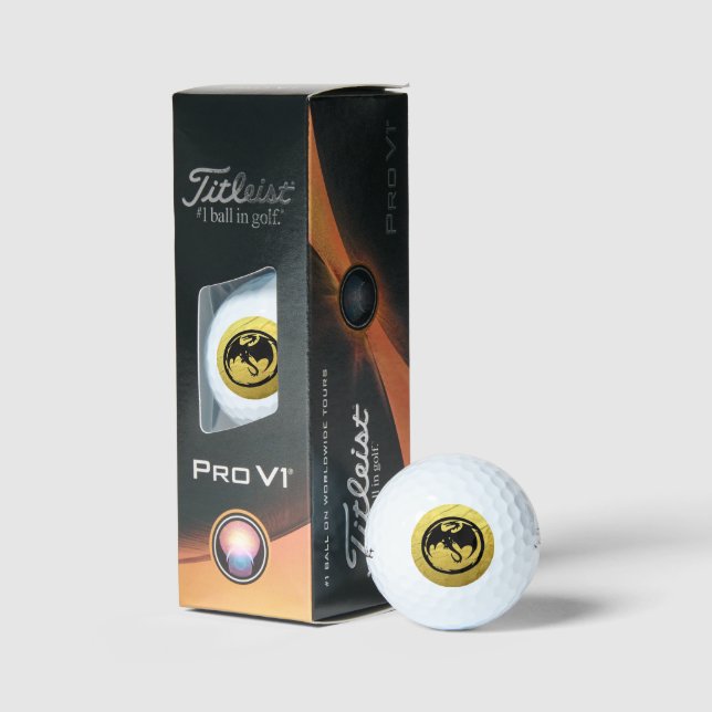 Golf Black Dragon Gold Veine Titleist Pro V1 balles de  (Conditionnement)