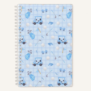 Golf Blau Notizbuch