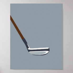 Golf Blau Poster
