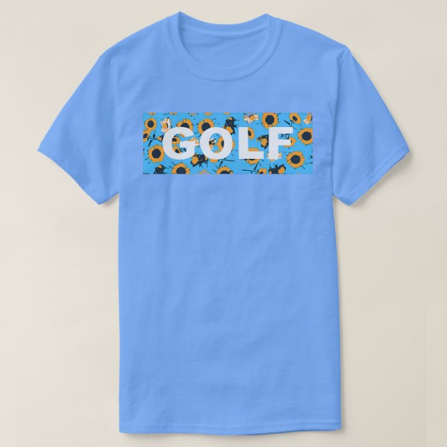Golf-Blume T-Shirt (Design vorne)