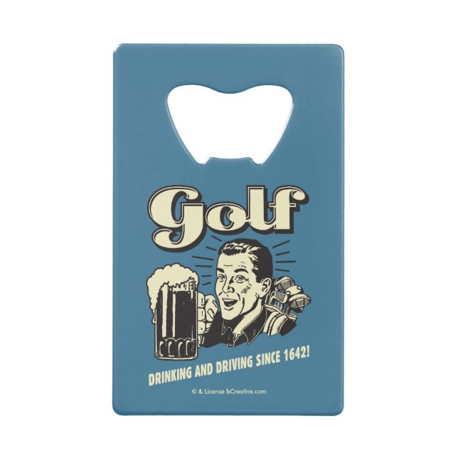 Golf : Boire et conduire depuis 1642 (Devant)