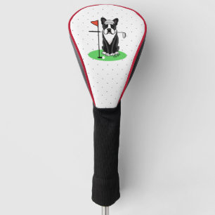 Golf Boston Terrier (schwarzer) Niedlicher Hund Headcover