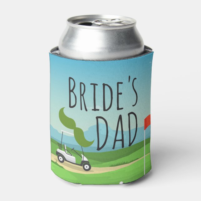 Golf Bride Vater für Golfer Wedding Dosenkühler (Kanne Vorderseite)