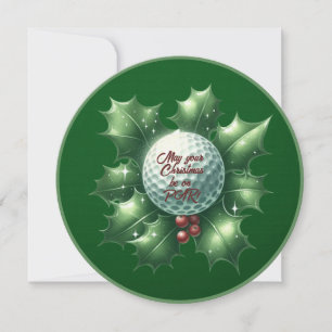 Golf Buddy Weihnachtskarte Feiertagskarte