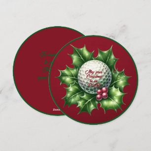 Golf Buddy Weihnachtskarte Feiertagskarte