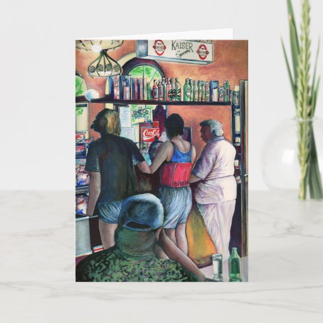 Golf Bufe Budapest Ungarn Grußkarte Karte (Vorderseite)