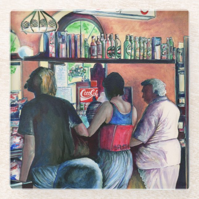 Golf Buffet, Budapest Glasuntersetzer (Vorderseite)