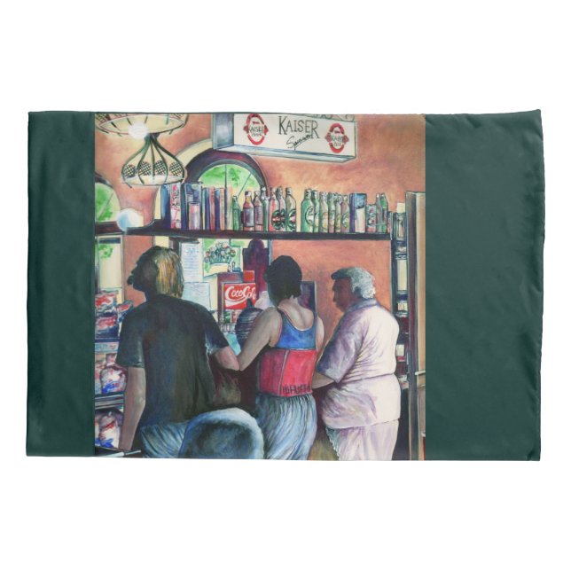 Golf Buffet, Budapest Kissenbezug (Rückseite)