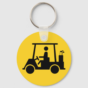 Golf-Buggy Schlüsselanhänger