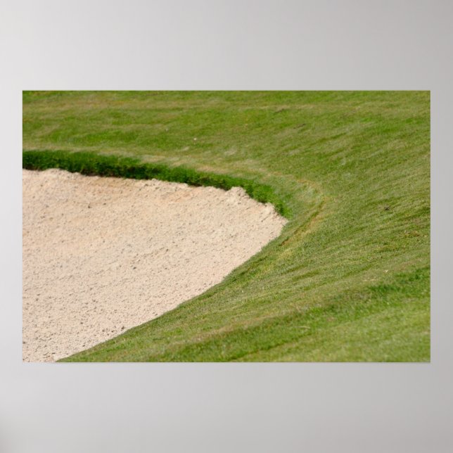 Golf Bunker Poster (Vorne)
