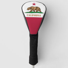 Golf California & Flag USA / Golf Clubs Covers Golf Headcover
