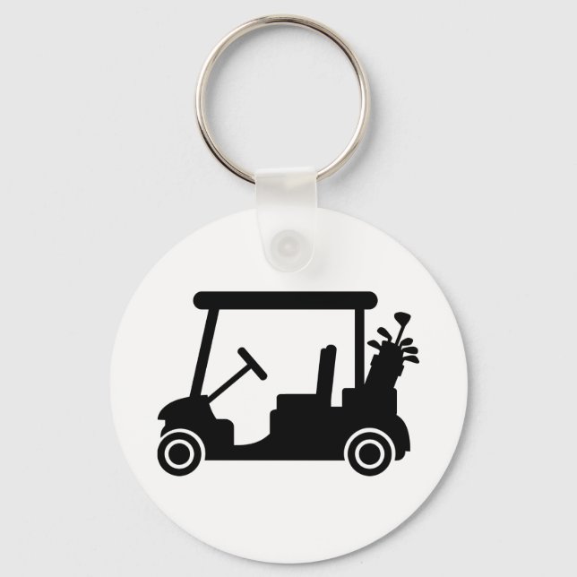 Golf car schlüsselanhänger (Vorderseite)