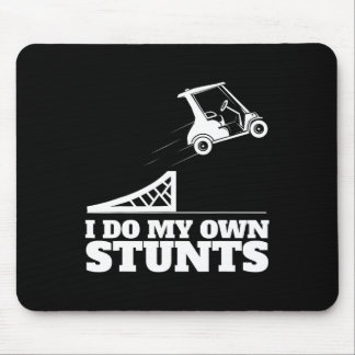 Golf Cart Accident I Do My Own Stunts Fun Present Mousepad