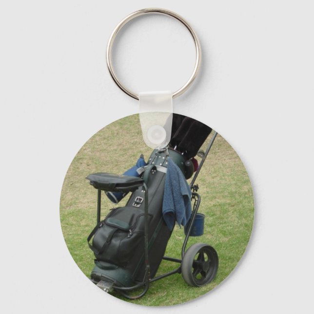 Golf Cart Bag Schlüsselanhänger (Vorderseite)