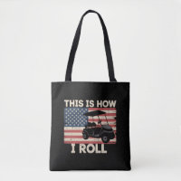 Golf Cart Fahrer So rolle ich Amerikanische Flagge