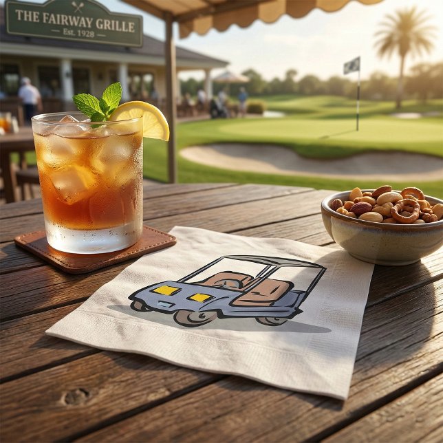 Golf Cart Fun Sports Vehicle Serviette (Von Creator hochgeladen)