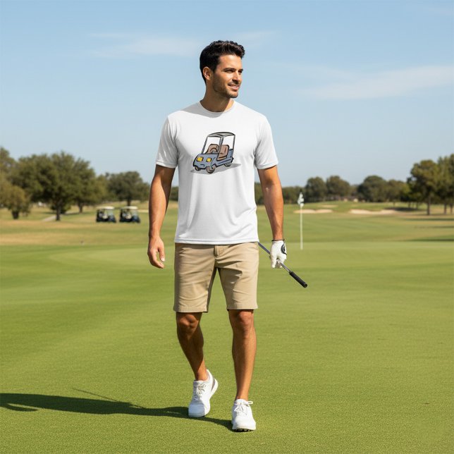 Golf Cart Fun Sports Vehicle T-Shirt (Von Creator hochgeladen)