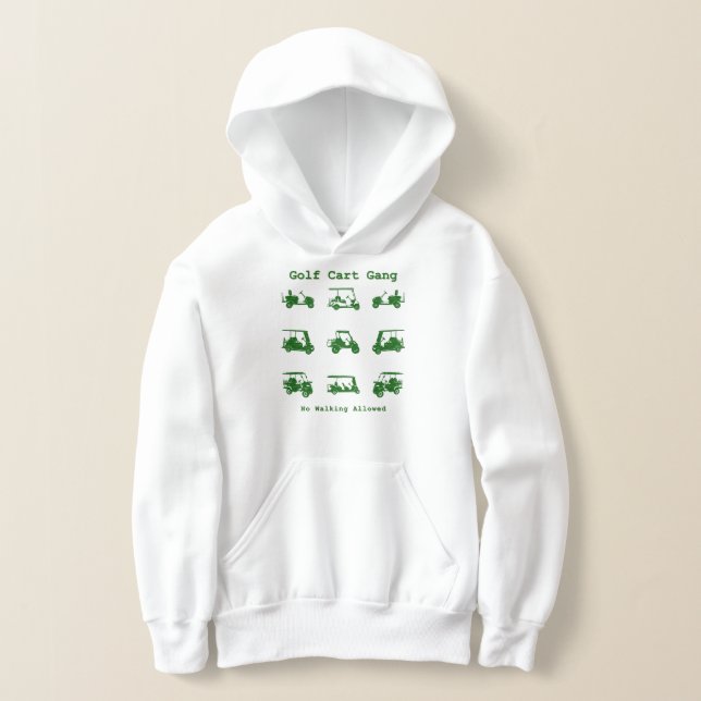 Golf Cart Gang Funny Golf Lover Geschenk Hoodie (Ablage )