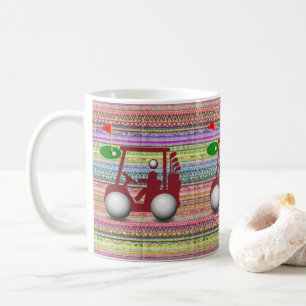 Golf Cart Golf Balls Tasse