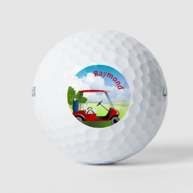 Golf Cart Golfball (Vorderseite)