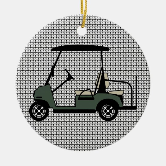 Golf Cart Ornament (Vorne)