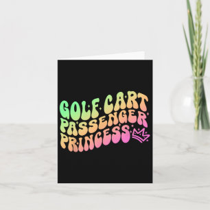 Golf Cart Penger Princess Sport Apparel Karte