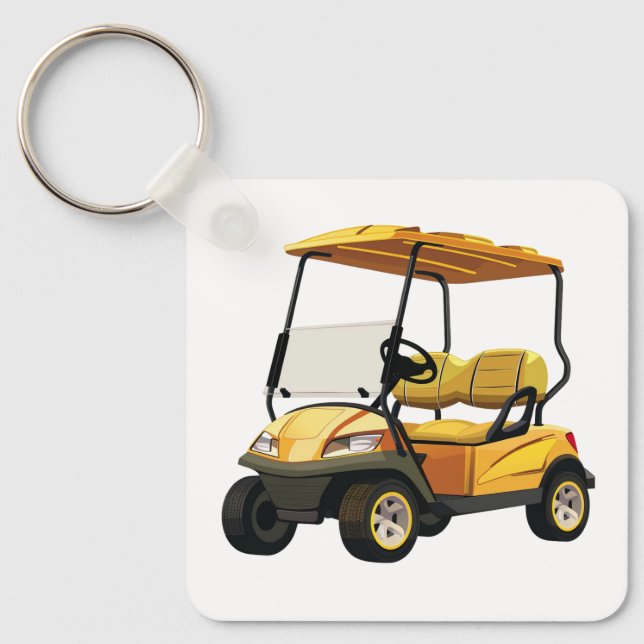 Golf Cart Schlüsselanhänger (Vorderseite)