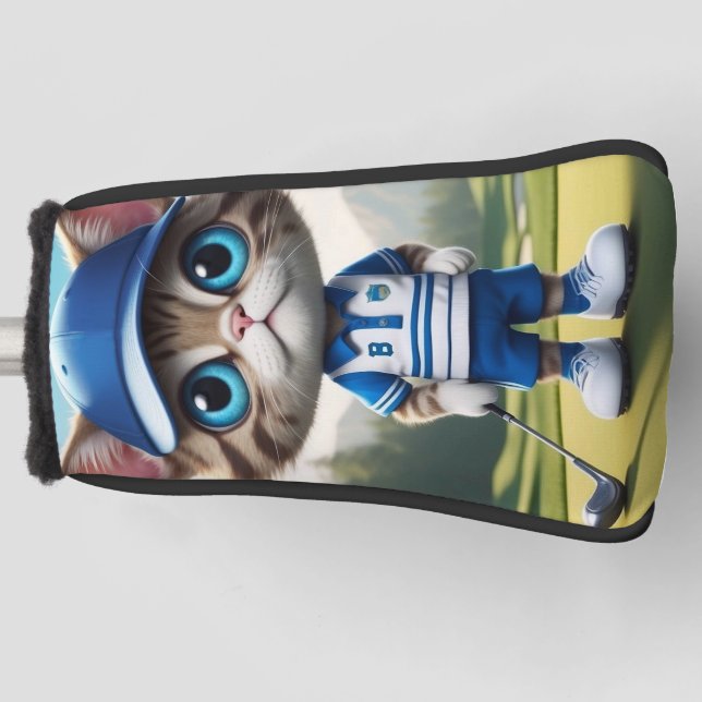 Golf Cat Headcover (Vorderseite)